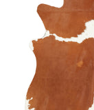 Brown and White Cowhide Rug #B2014HUDSN