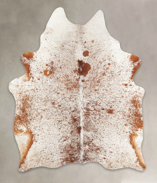 Salt and Pepper Brown Cowhide Rug #B2055