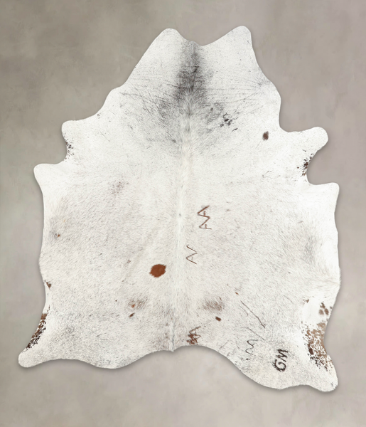 Salt and Pepper Black Cowhide Rug #B2056