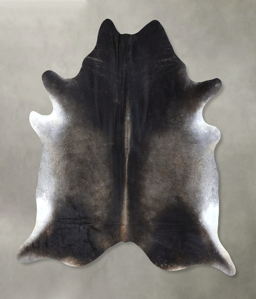 Dark Grey Cowhide Rug #B20728