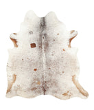 Salt and Pepper Brown Cowhide Rug #B2080HUDSN