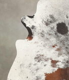 Salt and Pepper Brown Cowhide Rug #B2081