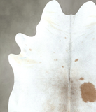 Grey with Beige Cowhide Rug #B20975
