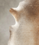 Grey with Beige Cowhide Rug #B2110