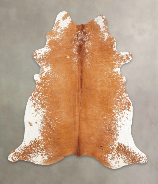 Salt and Pepper Brown Cowhide Rug #B2145