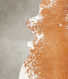 Salt and Pepper Brown Cowhide Rug #B2145
