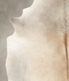 Grey with Beige Cowhide Rug #B2174