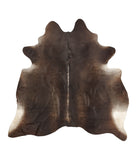 Dark Grey Cowhide Rug #B2178HUDSN