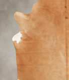 Solid Brown Cowhide Rug #B2228