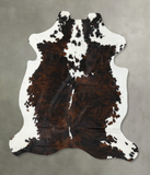 Tricolor Cowhide Rug #B22414