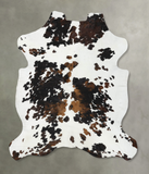 Tricolor Cowhide Rug #B22424
