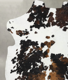 Tricolor Cowhide Rug #B22424