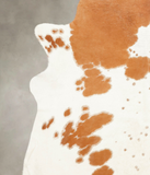 Brown and White Cowhide Rug #B2277