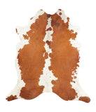Brown and White Cowhide Rug #B2304HUDSN