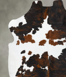 Tricolor Cowhide Rug #B23646