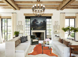 Brown and White Regular Cowhide Rug #B2391