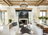 Salt and Pepper Brown Cowhide Rug #B2394