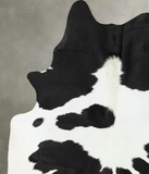 Black and White Cowhide Rug #B24184