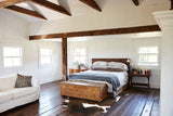 Chocolate and White Cowhide Rug #B24231
