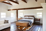 Brown and White Cowhide Rug #B24272