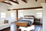 Ivory with Beige Cowhide Rug #B2430