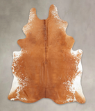 Salt and Pepper Brown Cowhide Rug #B2434