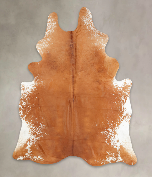 Salt and Pepper Brown Cowhide Rug #B2434