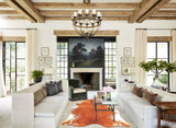Salt and Pepper Brown Cowhide Rug #B2434