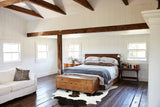 Chocolate and White Cowhide Rug #B24368