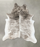 Grey Brindle Cowhide Rug #B24390