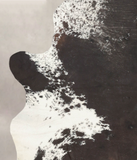 Chocolate and White Cowhide Rug #B2470