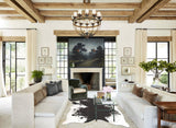 Chocolate and White Cowhide Rug #B2470