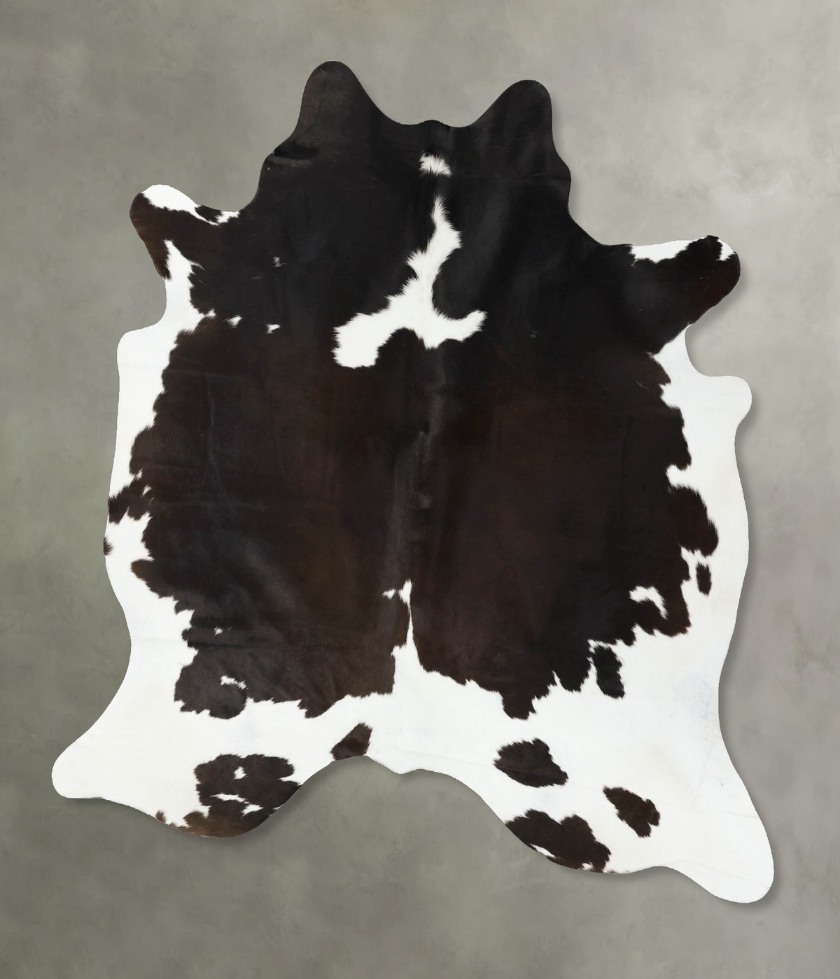 Chocolate and White Cowhide Rug #B24759
