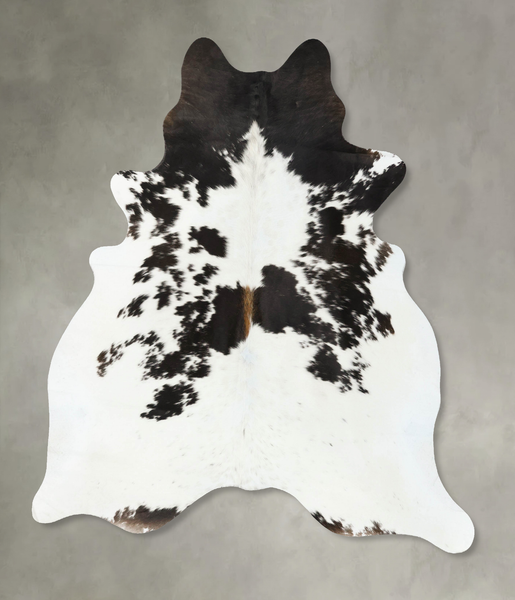 Chocolate and White Cowhide Rug #B24767