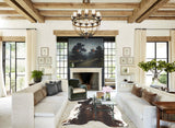 Chocolate and White Cowhide Rug #B2506