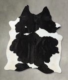 Black and White Cowhide Rug #B25077