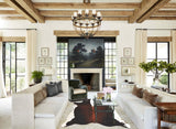 Chocolate and White Cowhide Rug #B2507