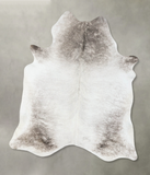 Grey Brindle Cowhide Rug #B25131