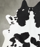 Black and White Cowhide Rug #B25224