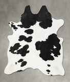 Black and White Cowhide Rug #B25278