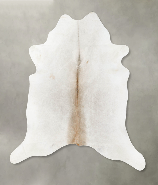 Grey with Beige Cowhide Rug #B25315