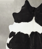 Black and White Cowhide Rug #B25321