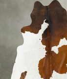Chocolate and White Cowhide Rug #B25332