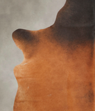 Brown with Red Cowhide Rug #B2543
