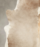 Grey With White Cowhide Rug #B2562
