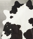 Black and White Cowhide Rug #B25633