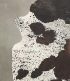 Chocolate and White Cowhide Rug #B2577