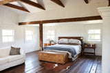 Brown and White Regular Cowhide Rug #B25948