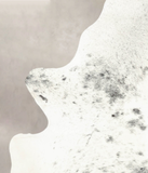 Salt and Pepper Black Cowhide Rug #B2597
