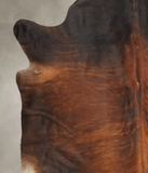 Dark Brindle Cowhide Rug #B2603